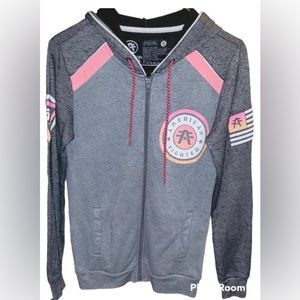 American Fighter Hooded Zip Up Jacket Size Small Worn Once